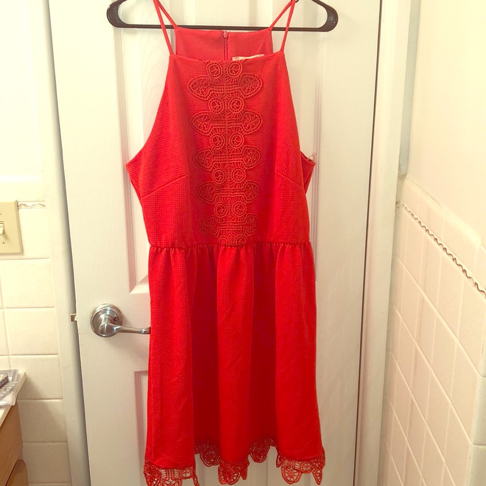 Red dress